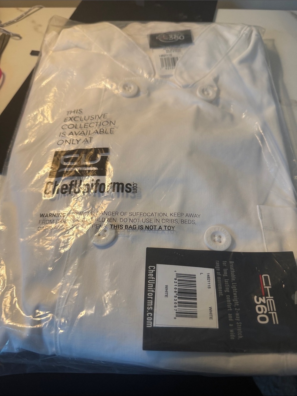 White Men’s‎ Chef Coat